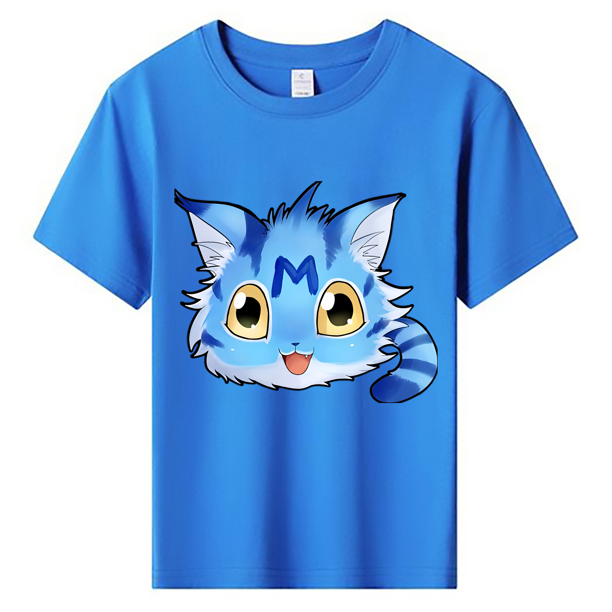 （画像用） Digimon デジタルモンスター/デジモン 綿100％キッズTシャツ（フロントプリント）